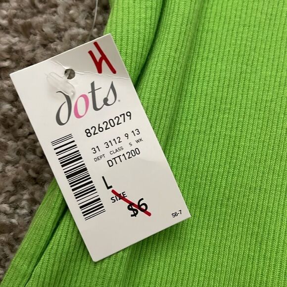 Vibrant Red and Green Tank Tops by Dots - Picture 4 of 4